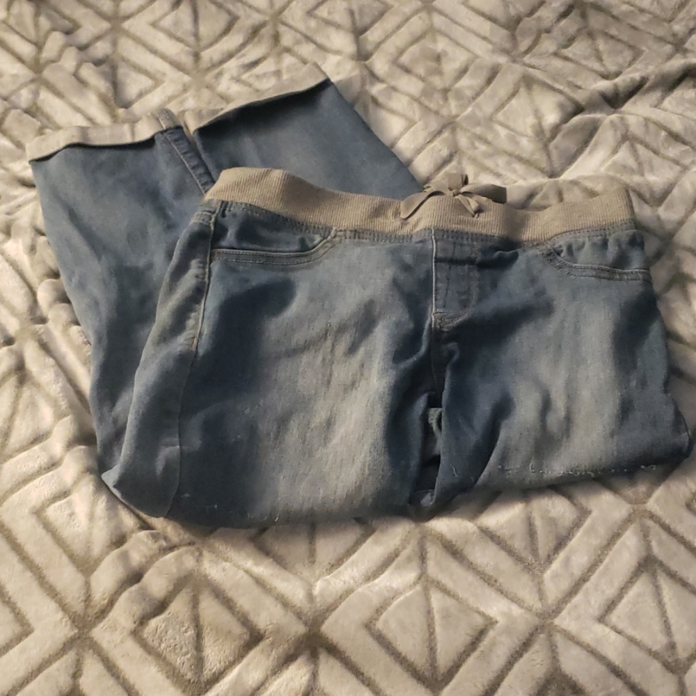 Frayed looking jeans